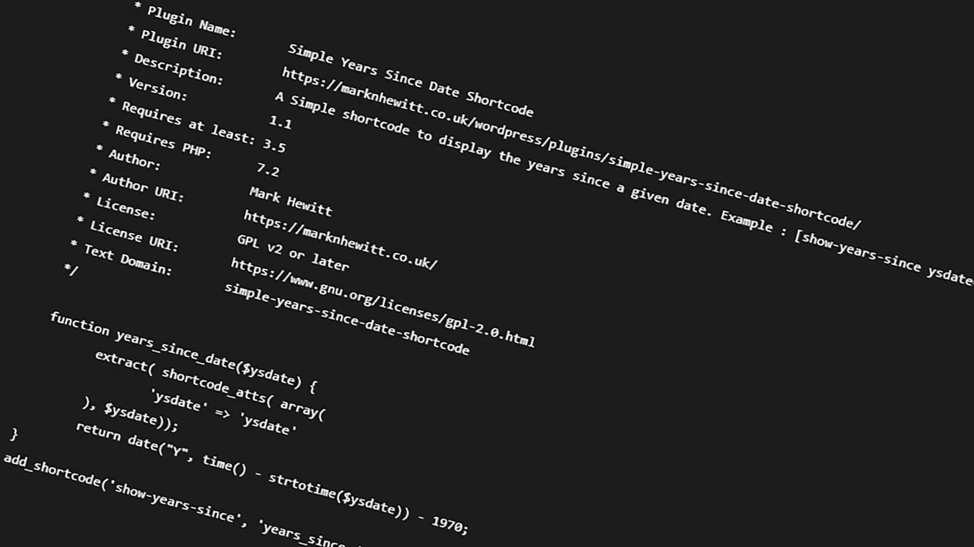 wordpress plugin code image